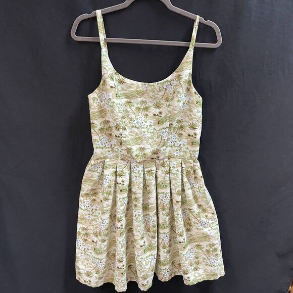 Surf Chick Dresses & Skirts - Surf Chick Womens Summer Dress Size Medium Hawaiian Palm Print